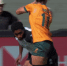 Maddison Levi against Fiji at the World Sevens Series.