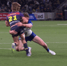 Stephen Crichton has been fined for this incident involving Ryan Papenhuyzen.