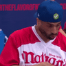 Sydneysider James Webb will be try to eat 60 hotdogs in ten minutes this weekend in the US.