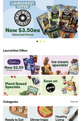 The new Woolworths Metro60 app.