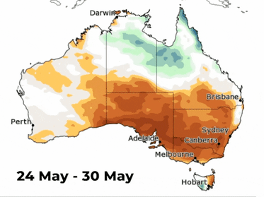 The rainfall outlook for winter 2025.