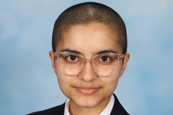 Sowmya Ghimire from Hume Central Secondary College.