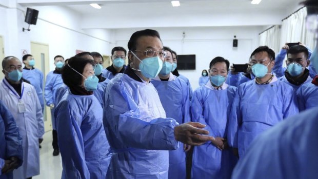 Chinese Premier Li Keqiang visited the city of Wuhan on Monday to meet with health officials and examine the response to the outbreak of a coronavirus that has killed 80 people. 