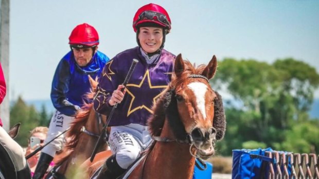 Apprentice jockey Megan Taylor.