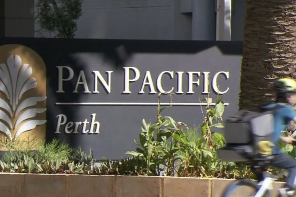 The Pan Pacific in Perth is the source of the latest quarantine outbreak.