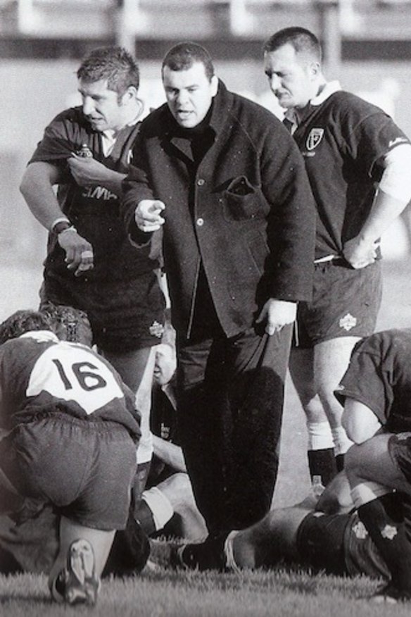 Starting out: Michael Cheika began his coaching career at Petrarca in 1999.
