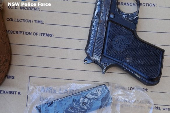 Four guns were seized in the raids.