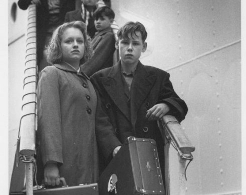 Lily and Bert (Christine Tremarco and Kevin Jones) in The Leaving of Liverpool.