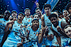 The Breakers celebrate winning the inaugural Ignite Cup final