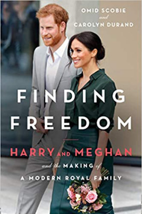 The cover of the book about Harry and Meghan.
