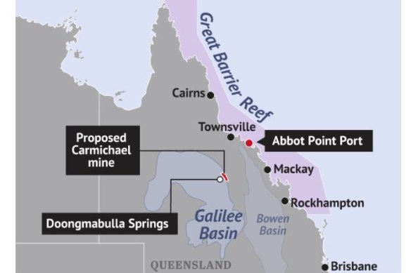 Adani's proposed Carmichael coal mine is one of at least seven such mines that could be developed in the Galilee Basin.