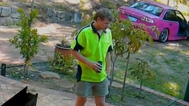 Mitchell Forth captured on CCTV on the day of Cassius’ death.