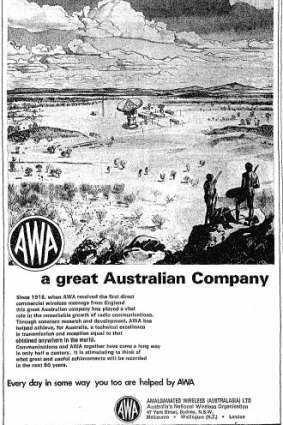 AWA ad in Sydney Morning Herald of February 24, 1969