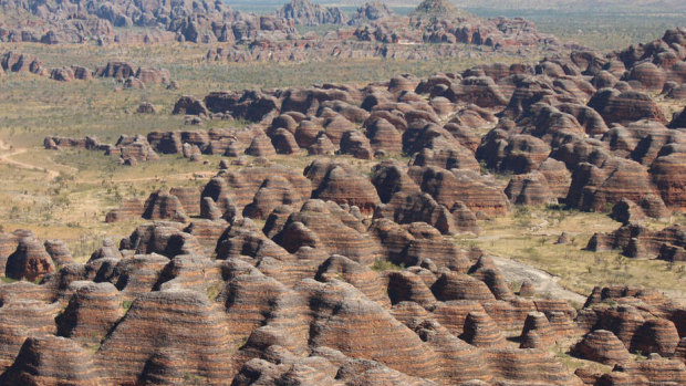 Awesome: Bungle Bungles from the air.