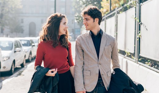 It’s vital to make a strong first impression. If you’re a woman, smile; if you’re a man, smoulder. 