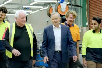 Albanese is a friend of tradies and factory workers.