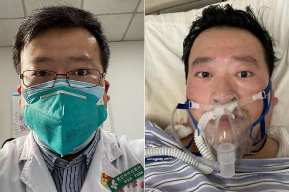 Dr Li Wenliang was threatened by police after warning other doctors about early cases of COVID-19, which he at first thought might be SARS returning. He died from the illness on February 7.