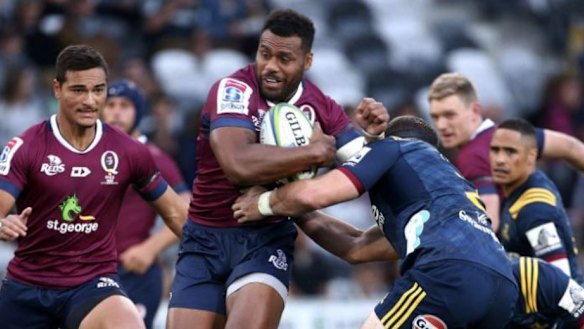 Red-hot go: Brad Thorn\'s Reds acquitted themselves admirably against the Highlanders in Dunedin on Friday. 