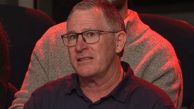 Former police officer Vincent Hurley on ABC TV’s Q&A.