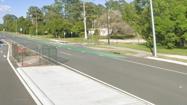 The Browns Plains intersection where the incident occurred.