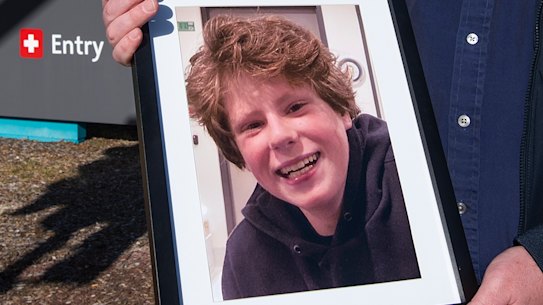 Andrew Gill’s son Josh died under horrific circumstances two years ago after failures, his father says, by the Northern Beaches Hospital to treat his mental health issues. 