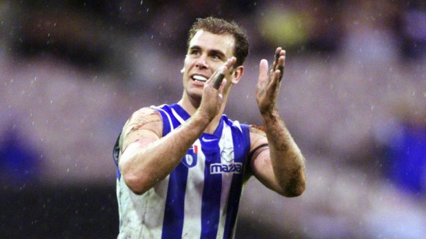 Short-priced favourite: North Melbourne great Wayne Carey is one of 11 shortlisted key forwards contending for two spots in the Greatest Ever NSW AFL Team.