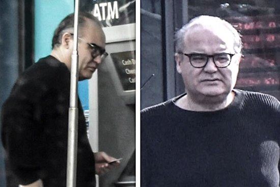 ‘Faceless man’ Adem Somyurek was caught handing over cash for branch stacking operations to ministerial adviser Nick McLennan. 
