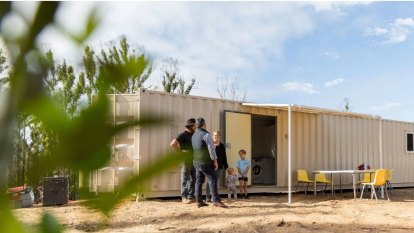 Bushfire housing ‘pods’ headed for flood victims