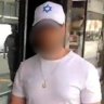 The man sent into the cafe as part of the Daily Telegraph’s stunt.