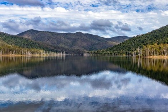 Borumba Dam near Gympie, with its 43-metre high dam wall, is being considered as a potential pumped hydro site, like Wivenhoe and Somerset dams.