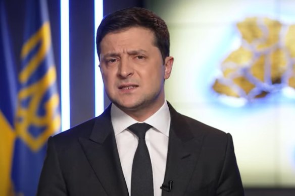 We want peace but will fight: President Volodymyr Zelensky.