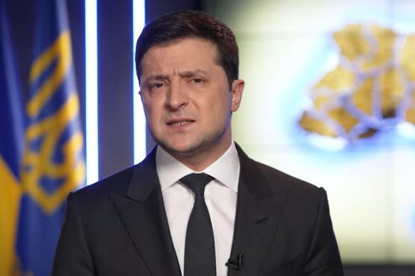 We want peace but will fight: Ukrainian President Volodymyr Zelensky.