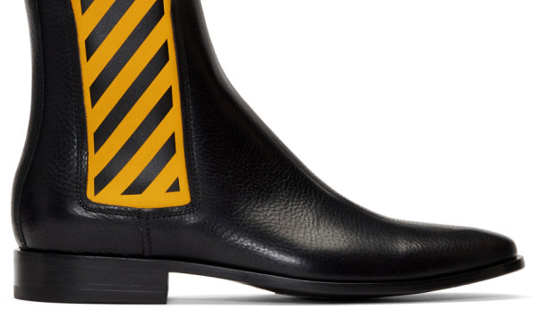 Off-White Chelsea boots.