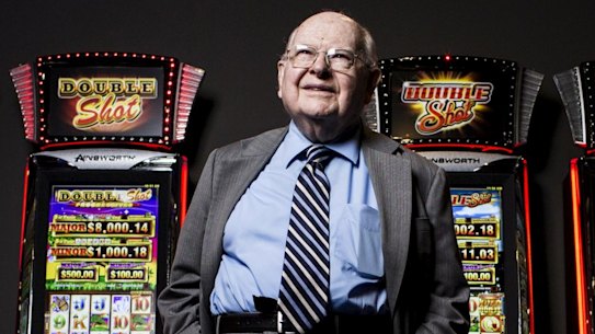Len Ainsworth is considered the father of the poker machine industry in Australia, having founded Aristocrat and Ainsworth Gaming Technologies.