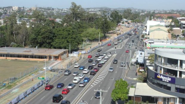 The Wynnum Road corridor upgrade is expanding the four-lane road to six lanes.