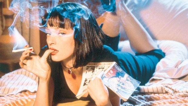 Uma Thurman in 1994's Pulp Fiction. 