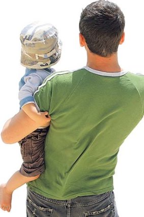 Dads spending time caring for and connecting with their children is beneficial for the child's development.