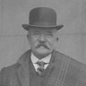 Steve Foley's great-grandfather William Pole Williams, a commercial traveller, setting off from home. 