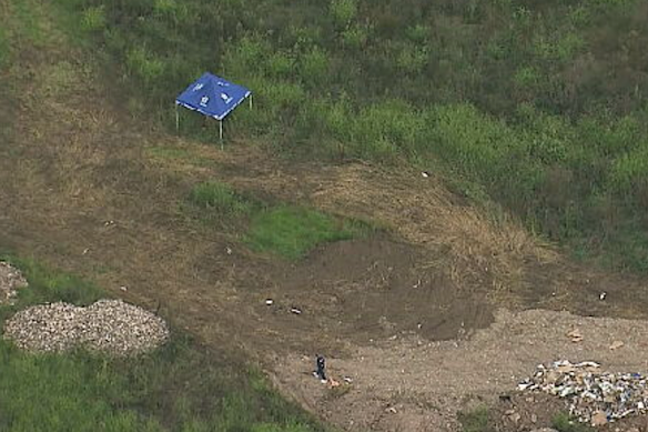 The remains were found Tuesday morning.