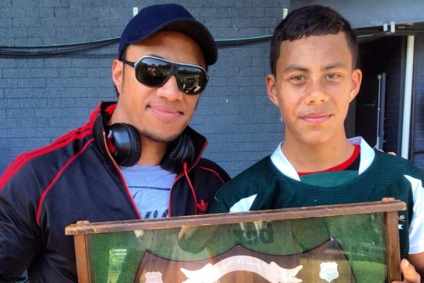 The father-son bond that developed over many years through junior rugby league.