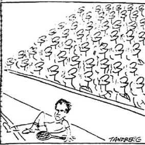 Ron Tanberg cartoon published in The Age on November 30, 1985.