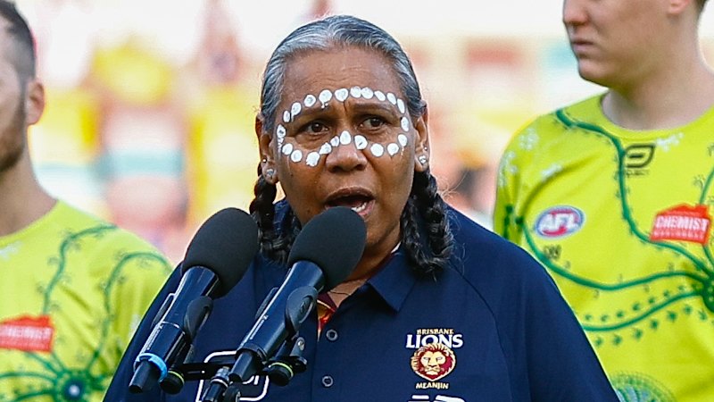 Louisa Bonner defends her Welcome to Country speech at AFLW preliminary final in Ipswich