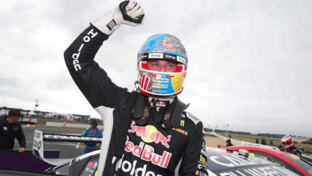 Back in contention: Shane van Gisbergen returned himself, and Holden, to the winner’s circle in Tasmania.