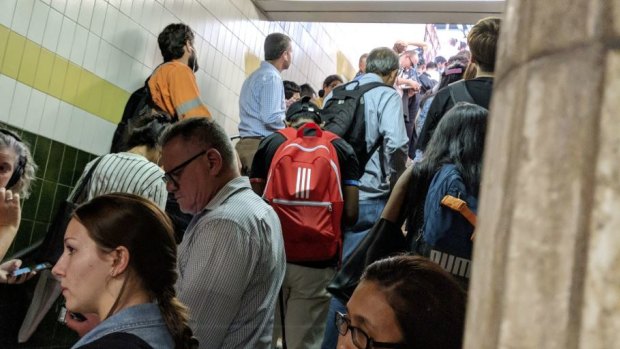 'You're joking': Peak-hour meltdown after mechanical issue on Airport line train