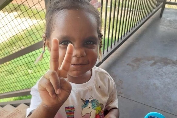 Kumanjayi Little Baby loved her brother and a little cat she had named  Yellow