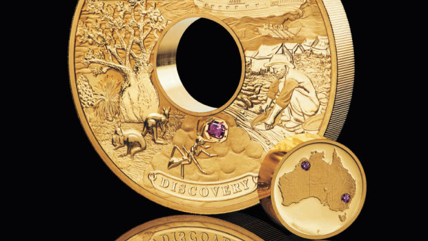 The Discovery gold coin is worth a cool $2.5 million.