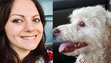 Missing woman Cara Morrissey and her dog, Holly, were found at a train station late on Wednesday afternoon.