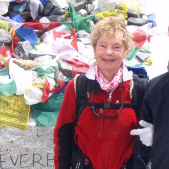 Jan Smith, who was abandoned by guides.