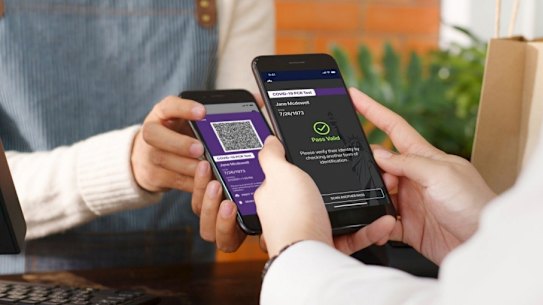 New York State’s Excelsior Pass, which tracks vaccination records.