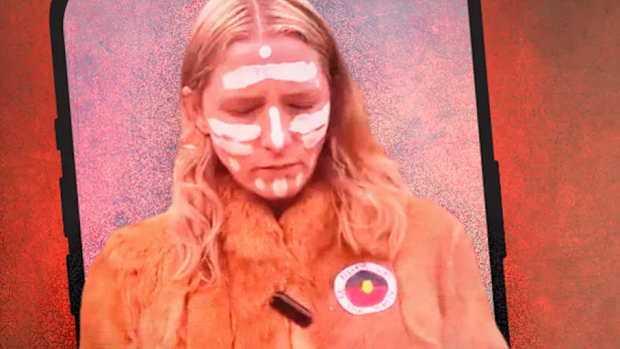Lisa Jane Spencer as she appears in the video.